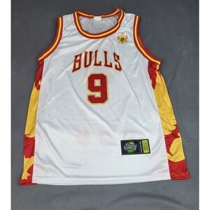 Starry Nikola Vucevic Chicago Bulls Jersey Mens Large White 9 Vooch Lightweight